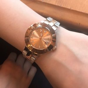Rose gold/lucite ToyWatch